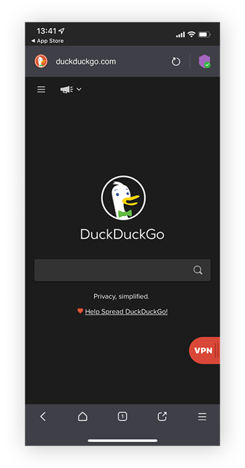 DuckDuckGo的暗网版本,帮助您导航洋葱网站和暗网链接。